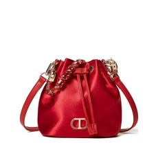 트윈셋 주얼 장식 새틴 미니 백