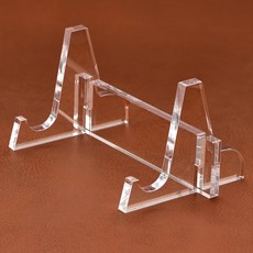 RUIDAOE 아크릴 비닐 레코드 디스플레이 홀더 클리어 이젤 베이스 홀더 책 키보드 스탠드 정리함 앨범 CD 프레임 이젤 잡지 쉬운 조립