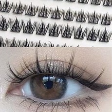 라피네 노글루 아이돌 속눈썹 11-13mm 내추럴 걸그룹 여우 눈매 120모 풀 필요 없는 초간편 속눈썹, 1개, 트리플핏