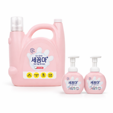 온더바디 세균아 꼼짝마 핸드워시 대용량 3.5L 파우더향 + 증정(250ml 공병 2개) 세꼼마, 1개