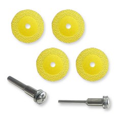 공구PXJ 미니 다용도 다이아몬드날 절단석 돌 대리석 금속 커팅 4pc 40mm, 1세트