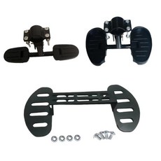 금속 전기 자전거 발판 조절 오토바이 보조 페달 스쿠터 개조용, 1개