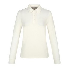 핑골프웨어 KQF 121D3TO181_WH 여성 조직감 카라 긴팔 티셔츠 2793856