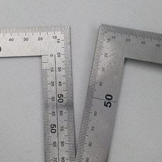제도 목공용 공업용 스틸 직각자 30cm