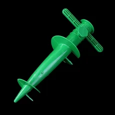 우산 받침대 조절 가능한 플라스틱 해변 파티오 모래 바닥 고정 도구 앵커 스탠드 스파이크 오거 홀더 액세, 04 Green