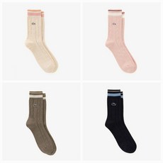 라코스테 LACOSTE 26SS 여성 케이블 미들 삭스 RA194E-56G ( 4중 택 1) 478454