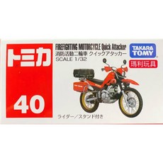 TOMICA 多美小汽車 No.40 消防摩托車 TM040A6, 1個