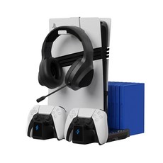 BTEAM PS5 多功能散熱底座, 1個, 黑 (舊版/Slim版/Pro版 通用)