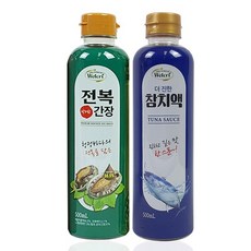 웰크리 전복간장 500ml 1P + 참치액 500ml 1P (케이스없음/벌크), 없음, 1개