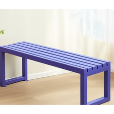비비드 컬러 야외벤치 대기 의자 포토존 매장 카페 120cm, 퍼플
