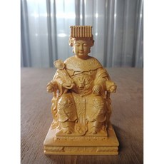 泓展工藝 媽祖 木雕神像 藝品, 1個