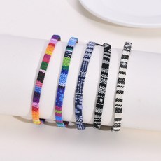 남성용 보헤미아 주얼리 홀리데이 액세서리 비치 보헤미안 가능한 멀티 스트링 로프 발찌 서퍼 체인 조절 남성 컬러