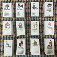 별방구 2025 책 읽는 사람들 미니 달력 2개set, 1세트, 기본