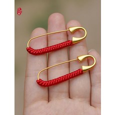 [임산부 부적] 골드 옷핀 안전핀 태교 선물 DIY 액세서리, 11. 아기 건강 평안