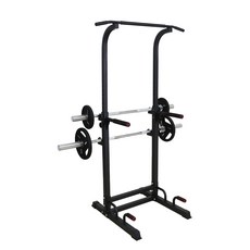 핏분 실속형 스퀘어 치닝디핑 F형가정용 턱걸이 철봉 운동기구풀업 푸쉬업바 딥프레스 상체운동 어깨운동, 화이트