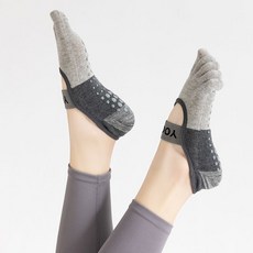 防滑瑜伽襪 女專業防滑五指瑜伽普拉提室內運動地板襪舞蹈健身練功襪