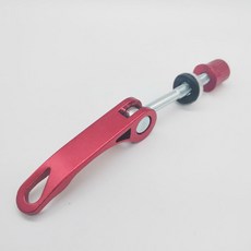 批髮自行車快拆桿座管夾山地車快拆桿螺絲彩色鋁閤金坐管夾配件自行車配件 腳踏車配件 騎行裝備 腳踏車用品 腳踏車裝備 自行, 紅色快拆杆6*65mm, 1個