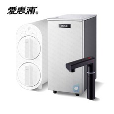 台灣愛惠浦 觸控雙溫加熱系統 搭配 Waterdrop G2P600 直出式RO淨水設備, 黑色, HS288T PLUS +WATERDROP G2P600 RO