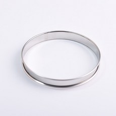 DIU 烘焙工具蛋糕慕斯圈撻圈水果撻不銹鋼雙卷邊圓餅乾模, 1個