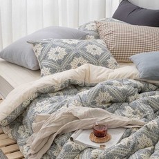 케렌시아 페이즐 순면 이불베개세트SS(차렵이불SS+베개커버1P)