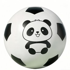 兒童充氣大足球 熊仔造型 戶外玩具, 1個, 帶娃神器【60cm-大熊貓】pvc充氣大足球
