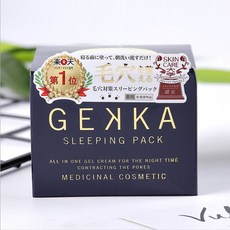GEKKA SLEEPING PACK 夜間緊緻毛孔睡眠面膜 晚安凍膜, 1個