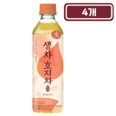 웅진 생차 호지차 500ml, 4개