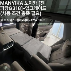 솜덩솜 차량용접이식매트리스 매트 접이식 메트리스, [진파랑 G318 2024 모델], 기본 차종