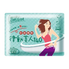 康乃馨 律動美人護墊14cm 100%嬰兒棉表層 超高透氣底層 現貨附發票, 一般, 38片, 1個