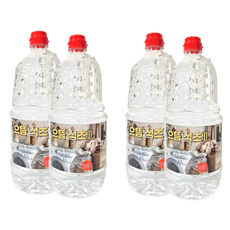으뜸 세탁물헹굼전용 식초, 4개, 1.8L