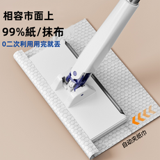 VANLUEE 平板拖把 居家地板清潔 乾濕兩用吸水, 1個