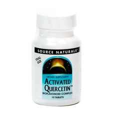 SOURCE NATURALS 檞皮素素食錠, 1罐, 10顆