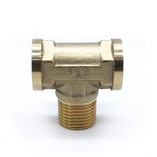 신주 황동 15A T밸브 814 수도 연결 수전 파이프 연결소켓 E74, 1개