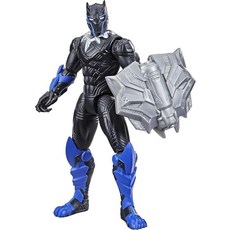마블 Avengers 메크 스트라이크 15.2cm(6인치) 스케일 액션 피규어 장난감 블랙 팬서 호환 가능한 배틀 액세서리 포함 만 4세 이상 아동용, 마블 Avengers 메크 스트라이크 15.2cm(6인