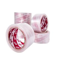 封箱膠帶 6入組 透明膠帶 48mm*90y - 長度保證、黏性佳, 48mm*90Y【好黏H40】, 6個
