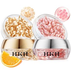 HKH 얼굴용 비타민 C 레티놀 세럼 오일 캡슐 레티놀 38개 비타민C 38개 세트