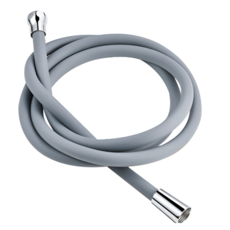 그로우핸즈 물때방지 꼬임방지 TPR 샤워호스, 그레이, 2m