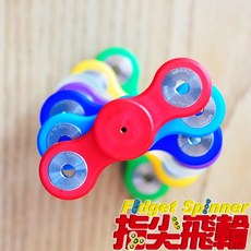 【指尖飛輪】小二軸 指尖陀螺 Fidget Spinner 手指陀螺 台灣設計製造, 1個, 紅