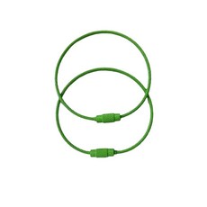 10pcs 사탕색 수제 DIY 제작 와이어 로프 열쇠고리 다색 부품 버클, Dark green