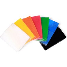 이야코 점토양초 컬러판 어린이 캔들공예 재료, 흰색, 1개