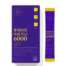 루체비타 고함량 L 아르기닌 6000 액상 스틱 20g x 15포, 15회분, 1개