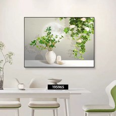 보석십자수 달항아리 액자형 금색 둥근 보름달 DIY, 60x40cm 금프레임 알루미늄, 1개, 스타일B 고급 크리스탈