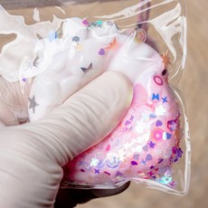 [이거쩌거] 쫀득말랑이 스트레스해소, 1개, 50g, 글리터파인애플(컬러랜덤)