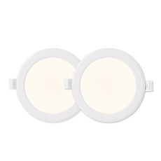라인라이팅 LED 4인치 다운라이트 10W (벌레유입방지/방습), 2개, 주백색 2개, 주백색
