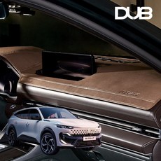 DUB 르노 필랑트 가죽 대시보드커버, 블랙, 필랑트 26년3월~ HUD 유