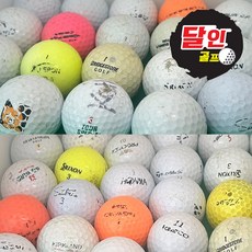 달인골프 노마진 C급 개인연습용 로스트볼 60개, 1개