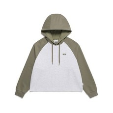 내셔널지오그래픽 여성 컬러 배색 레터링 크롭 후디 맨투맨 N241WHD050 SEW253 OQG986