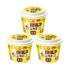 오뚜기 달걀하나톡넣는 쌀컵케이크 초코, 60g, 3개