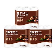 크리넥스 칼로리라이트 펄프 키친타월, 300매, 3개