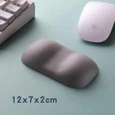 小白條 硅膠滑鼠墊護腕墊, 灰色小白條護腕, 1個